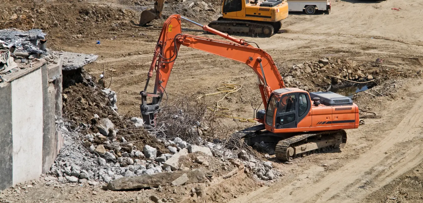 Elite Earthworks demolition in southern California