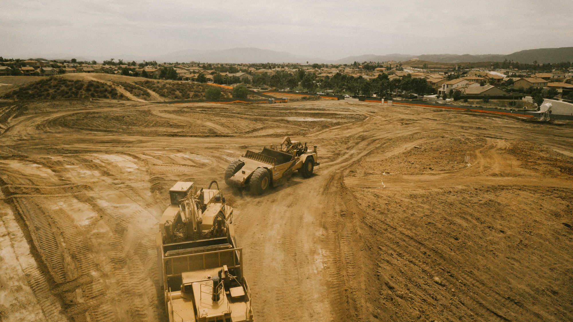 Elite Earthworks rough grading in southern California
